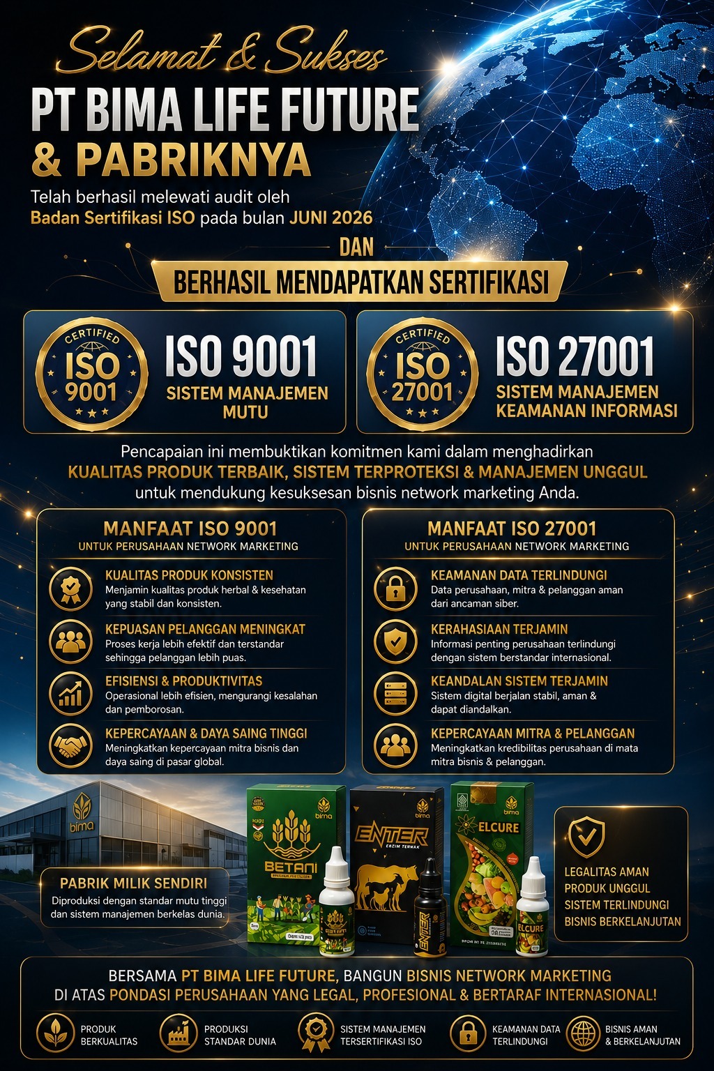 Materi ISO 9001 dan ISO 27001 PT BIMA Life Future